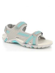 Kimberfeel Sandały "Jeannie" w kolorze szaro-turkusowym rozmiar: 39. Szare sandały damskie Kimberfeel, bez wzorów, bez obcasa. Za 165.99 zł.
