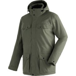 Kurtka z kapturem Maier Sports Knuth. Czarne kurtki outdoor męskie Maier Sports, m, bez wzorów, z materiału, z kapturem. Za 789.50 zł.