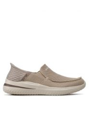 Skechers Półbuty Cabrino 210604/TPE Beżowy. Brązowe półbuty męskie Skechers, z materiału, bez zapięcia. Za 379.99 zł.