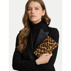 Torebka LAUREN RALPH LAUREN. Brązowe listonoszki damskie Lauren Ralph Lauren, bez wzorów, bez dodatków. Za 1,199.00 zł.