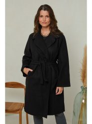 Curvy Lady Płaszcz przejściowy w kolorze czarnym rozmiar: 48/50. Czarne płaszcze damskie Curvy Lady, bez wzorów, klasyczne. Za 131.74 zł.
