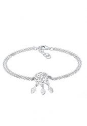 Elli Damskie pióro boho Dreamcatcher w srebrze próby 925 Sterling Silver Bransoletki 1 ct. Szare bransoletki damskie Elli, srebrne. Za 248.99 zł.