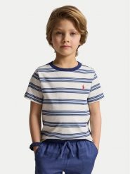 Polo Ralph Lauren T-Shirt 322A12297001 Niebieski Regular Fit. Niebieskie t-shirty chłopięce Polo Ralph Lauren, bez wzorów, z bawełny, bez ramiączek. Za 219.99 zł.