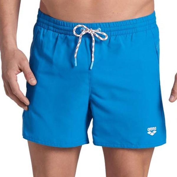 Szorty męskie krótkie spodenki kąpielówki na basen Arena Beach Short. Niebieskie kąpielówki męskie Arena, m, bez wzorów, z materiału, do biegania. Za 121.98 zł.