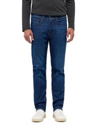 Męskie Spodnie Jeansowe Mustang Style Orlando Slim Denim Blue 1015860 5000 803. Niebieskie spodnie materiałowe męskie Mustang, bez wzorów, z denimu. Za 219.99 zł.