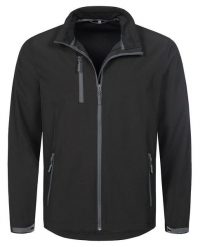 Kurtka Przeciwdeszczowa Softshell, Czarna, Wiatroszczelna, Turystyczna, Sportowa. Czarne kurtki softshell damskie Stedman, m, bez wzorów, z elastanu, bez kaptura. Za 287.00 zł.