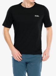 Koszulka rowerowa męska Mons Royale Diversion Merino Bike Jersey Short Sleeve. Czarne t-shirty sportowe męskie Mons Royale, m, z jersey, bez ramiączek, rowerowe. Za 406.99 zł.