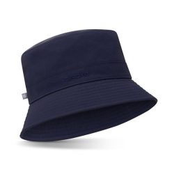 Przeciwdeszczowy kapelusz golfowy Siroko Even Navy. Niebieskie kapelusze damskie SIROKO, bez wzorów. W wyprzedaży za 84.00 zł.