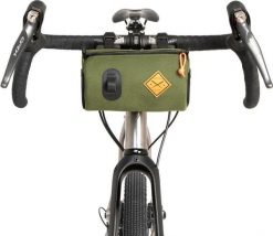 Torba na bidon na rowerze Canister Bag Olive RESTRAP. Zielone torby męskie na ramię RESTRAP, bez wzorów, z materiału, na ramię. Za 277.90 zł.