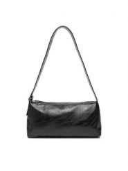 JENNY Torebka C-JNY-M-012-08 Czarny. Czarne torebki klasyczne damskie Jenny, bez wzorów, z materiału, bez dodatków. Za 119.99 zł.
