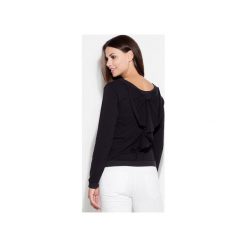 Bluzka K350 Czarny. Czarne bluzki damskie Katrus, m, bez wzorów, z dresówki, klasyczne, bez kołnierzyka, bez ramiączek. Za 129.00 zł.