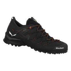 Buty Podejściowe Męskie Salewa Wildfire 2. Czarne buty trekkingowe męskie Salewa, z syntetyku, bez zapięcia, trekkingowe. Za 672.50 zł.