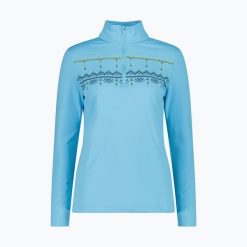 Bluza damska CMP 35L0396 Sweat. Niebieskie bluzy bez kaptura damskie CMP, l, z materiału. Za 239.99 zł.