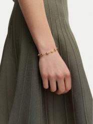 Guess Bransoletka JUBB05 183JW Złoty. Żółte bransoletki damskie Guess, metalowe. Za 149.99 zł.