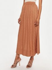 TWINSET Spódnica midi 241TT2243 Pomarańczowy Loose Fit. Brązowe spódniczki damskie Twinset, bez wzorów, z wiskozy, midi. Za 1,739.00 zł.