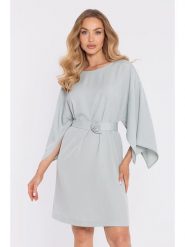 Made of emotion Sukienka w kolorze miętowym rozmiar: S. Zielone sukienki damskie Made Of Emotion, s, bez wzorów, z tkaniny, bez kołnierzyka, bez ramiączek, mini. Za 244.99 zł.