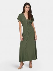 ONLY Sukienka letnia Nova Mollie 15317841 Zielony Regular Fit. Zielone sukienki damskie Only, na lato, m, bez wzorów, z wiskozy, bez kołnierzyka, bez ramiączek. Za 169.99 zł.