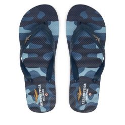 Japonki Aeronautica Militare. Niebieskie klapki i japonki męskie AERONAUTICA MILITARE. Za 139.99 zł.