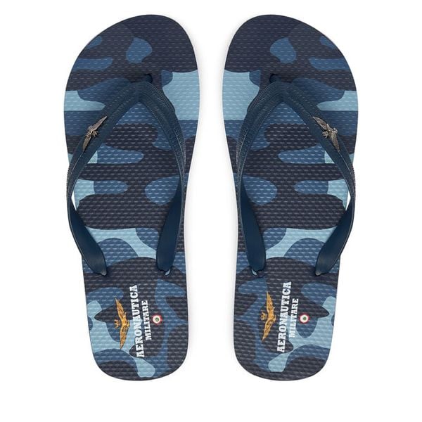 Japonki Aeronautica Militare. Niebieskie klapki i japonki męskie AERONAUTICA MILITARE. Za 139.99 zł.