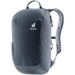 Plecak miejski Deuter StepOut 12 - black. Czarne plecaki męskie Deuter, bez wzorów, z materiału. Za 269.49 zł.