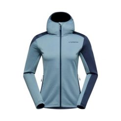 Kurtka trekkingowa termiczna damska La Sportiva Chill. Niebieskie kurtki damskie La Sportiva, xs, bez wzorów, z elastanu, z kapturem. Za 528.80 zł.