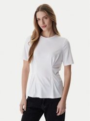 ONLY Top Elena 15368451 Biały Slim Fit. Białe topy damskie Only, xs, bez wzorów, z syntetyku, bez kołnierzyka. Za 89.99 zł.