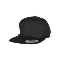 Czapka z popeliny Flexfit YP Clacssic. Czarne czapki męskie FLEXFIT, bez wzorów. Za 68.15 zł.