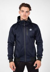 Bluza fitness męska Gorilla Wear Glendale Softshell Jacket. Niebieskie kurtki softshell damskie GORILLA WEAR, m, bez wzorów, z softshellu, bez kaptura. Za 400.10 zł.