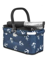 Falko Kosz "Falko Duo" w kolorze niebieskim na zakupy - 48 x 27 x 28 cm rozmiar: onesize. Niebieskie shopper bag damskie Falko, bez wzorów, z materiału, bez dodatków. Za 82.99 zł.