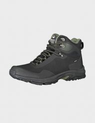 Buty trekkingowe męskie Halti Fara Mid 2 DX. Czarne buty trekkingowe męskie WHISTLER, z gumy, za kostkę, bez zapięcia, trekkingowe. Za 411.99 zł.