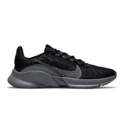 Buty Nike SuperRep Go 3 Next Nature Flyknit DH3394-001 czarne. Czarne buty sportowe na co dzień męskie z materiału, bez zapięcia. Za 410.81 zł.