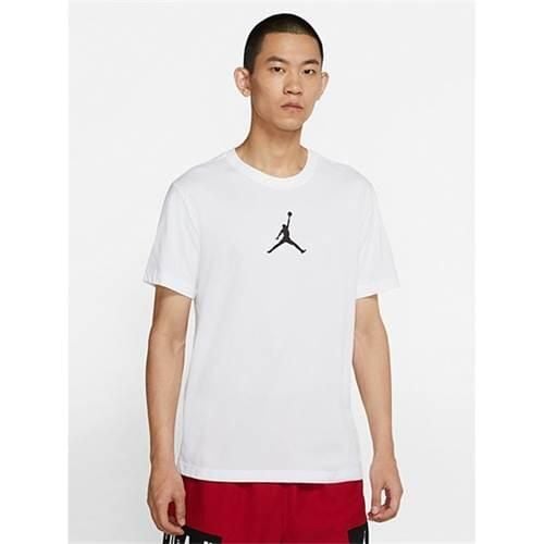Koszulka sportowa męska Nike Air Jordan Jumpman. Białe t-shirty sportowe męskie Nike, m, z bawełny, bez ramiączek. Za 164.00 zł.