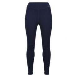 Damskie Legginsy Holeen II. Niebieskie legginsy damskie Regatta, bez wzorów. Za 64.99 zł.