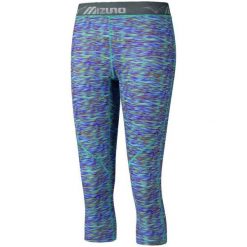 Mizuno spodenki sportowe damskie Impulse 3/4 Printed Tight Multi Prt/Blue Atoll M. Niebieskie spodenki sportowe damskie Mizuno, m, na fitness i siłownię. W wyprzedaży za 169.00 zł.