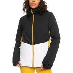 Kurtka narciarska damska Roxy Peakside Insulated Snow. Czarne kurtki damskie Roxy, xs, bez wzorów, bez kaptura, narciarskie. Za 564.00 zł.