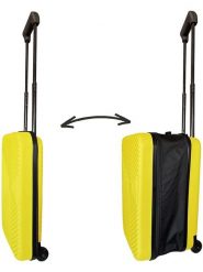 Joybos Walizka w kolorze żółtym - 34 x 47,5 x 28 cm rozmiar: onesize. Żółte walizki Joybos, bez wzorów, z materiału. Za 169.99 zł.