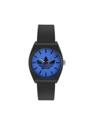 Adidas Zegarek AO Street Project Two AOST25547 Czarny. Czarne, analogowe zegarki męskie Adidas. Za 349.99 zł.