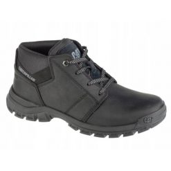 Buty męskie sportowe do chodzenia Caterpillar THRESHOLD CHUKKA. Czarne buty sportowe na co dzień męskie CATerpillar, bez zapięcia, trekkingowe. W wyprzedaży za 379.00 zł.