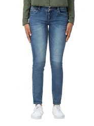 Timezone Dżinsy "Enya" - Slim fit - w kolorze niebieskim rozmiar: W27/L30. Niebieskie jeansy damskie Timezone. Za 192.79 zł.