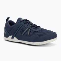 Buty barefoot męskie Xero Shoes Prio insignia. Niebieskie buty fitness męskie XERO SHOES, na fitness i siłownię. Za 229.99 zł.