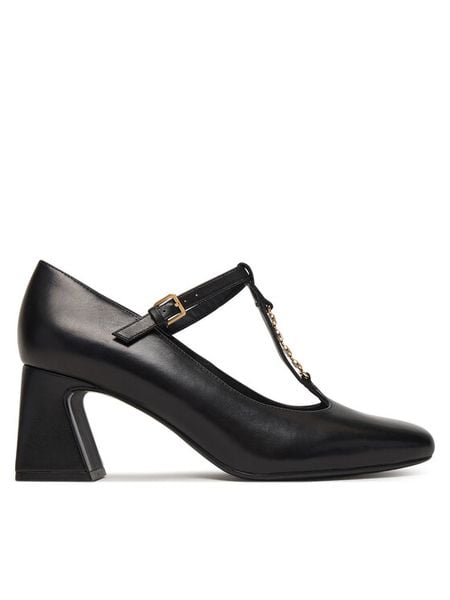 KARL LAGERFELD Półbuty Beata KL31406 Czarny. Czarne półbuty damskie Karl Lagerfeld, bez wzorów, ze skóry, bez obcasa, na obcasie. Za 859.99 zł.