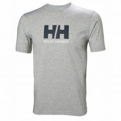 Koszulka sportowa męska Helly Hansen HH Logo. Szare t-shirty sportowe męskie Helly Hansen, m, bez ramiączek, żeglarskie. W wyprzedaży za 106.00 zł.