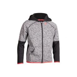 Kurtka Thermic 500 Jr. Czarne kurtki damskie ARTENGO, na zimę, bez wzorów, z elastanu, sportowe, bez kaptura. W wyprzedaży za 44.99 zł.