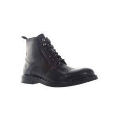 Trapery męskie LUMBERJACK CONNERY. Czarne buty zimowe męskie Lumberjack, bez zapięcia. Za 349.98 zł.