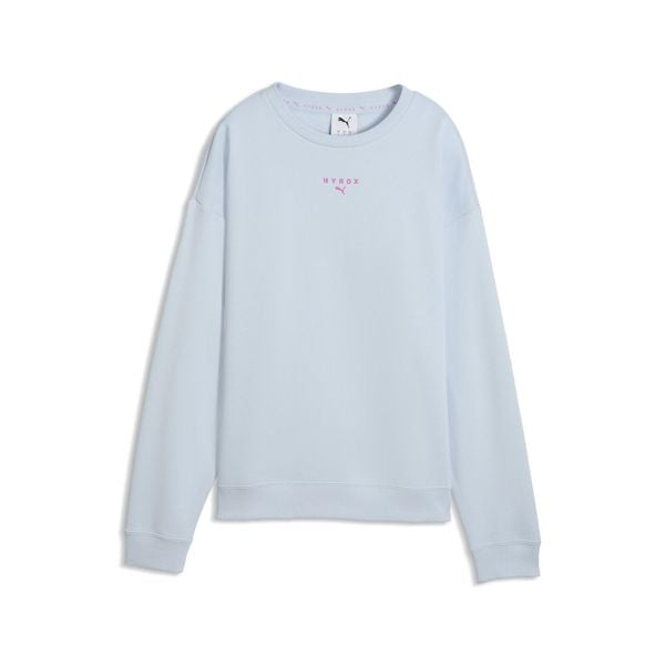 Damska gruba bluza z okrągłym dekoltem PUMA × HYROX PUMA. Szare bluzy bez kaptura damskie Puma, l, z bawełny. Za 299.00 zł.