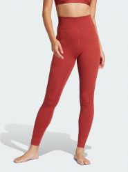 Adidas Legginsy sportowe "All Me Essentials" w kolorze czerwonym rozmiar: XXS. Czerwone legginsy damskie Adidas, xxs, bez wzorów. Za 96.60 zł.