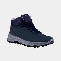 Buty trekkingowe męskie Alpinus Gemona Mid wysokie. Szare buty trekkingowe męskie Alpinus, na jesień, z nubiku, bez zapięcia, trekkingowe. Za 459.00 zł.