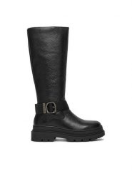 G-Star Raw Kozaki CEO-WI45-VR-3400-01 Czarny. Czarne kozaki damskie G-Star, ze skóry, bez obcasa, na płaskiej podeszwie. Za 599.99 zł.