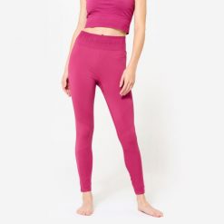Legginsy do jogi damskie Kimjaly. Czerwone legginsy damskie KIMJALY, s, bez wzorów, z dzianiny. W wyprzedaży za 99.99 zł.