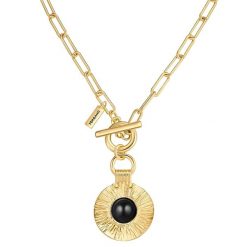 Yokoamii Łańcuszek z Stop metali w Żółte złoto Naszyjniki 1 ct Damski. Żółte naszyjniki damskie Yokoamii, złote. Za 169.99 zł.